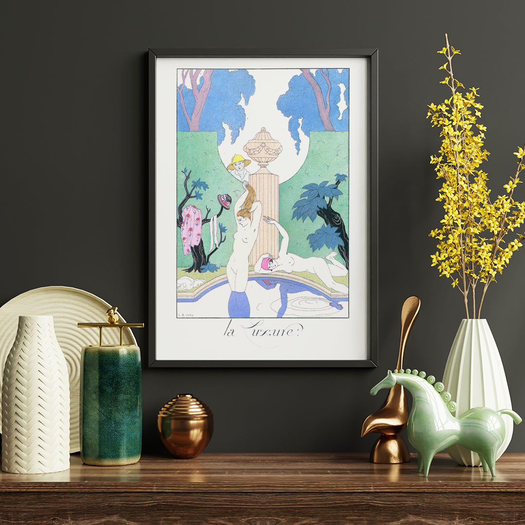 La Luxure Poster by Moryarty - Oil Painting canvas print