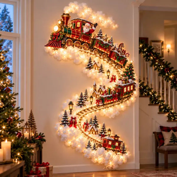 💯 Last day 49% OFF - 🎄✨ Christmas Magic Trail Wall Light - A Little Christmas Magic, Right on Your Wall
