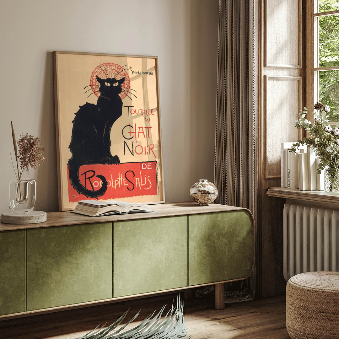 Tourne du Chat Noir Poster by Moryarty - Oil Painting canvas print