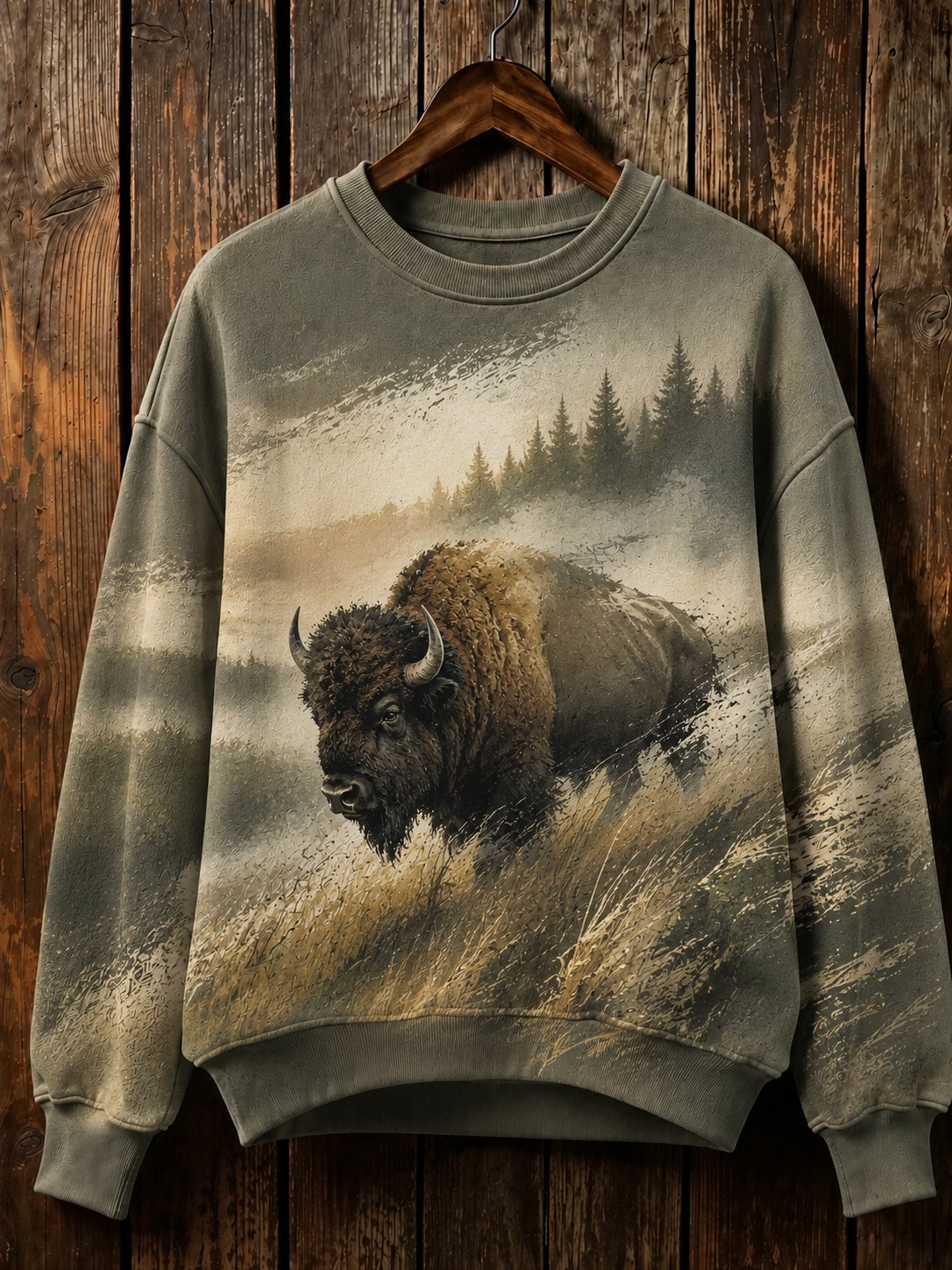 Women's Outdoor Casual Animal Print Sweatshirt