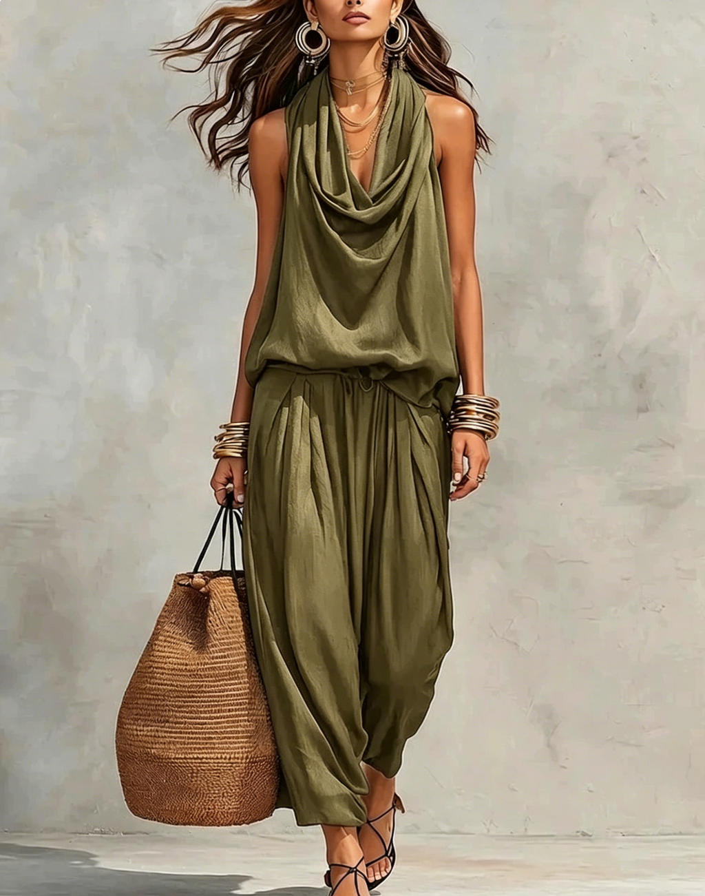 🔥Hot Sale 49% OFF 🎁Nomadic Draped Pants Set