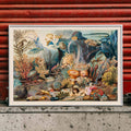 Vie marine Poster by Moryarty - Oil Painting canvas print