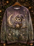 Women's Warm Healing Animal Print Sweatshirt