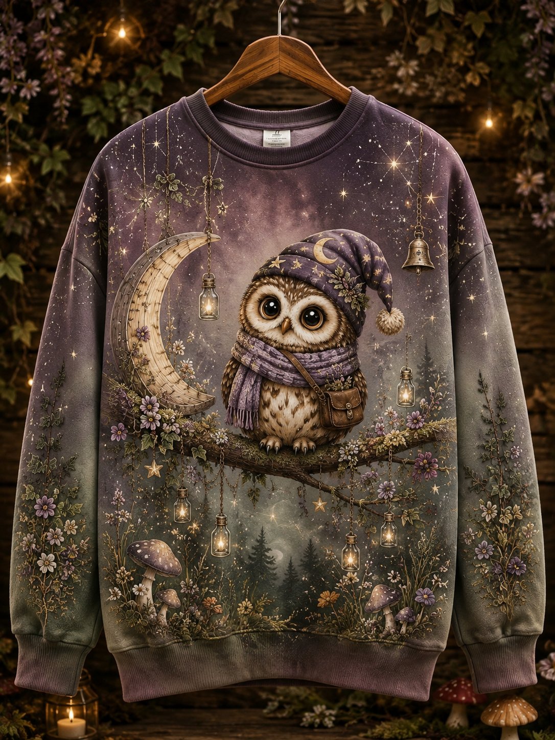 Women's Warm Healing Animal Print Sweatshirt