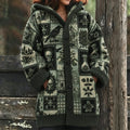 Women's Vintage Halloween Raven And Skull Knit Cardigan