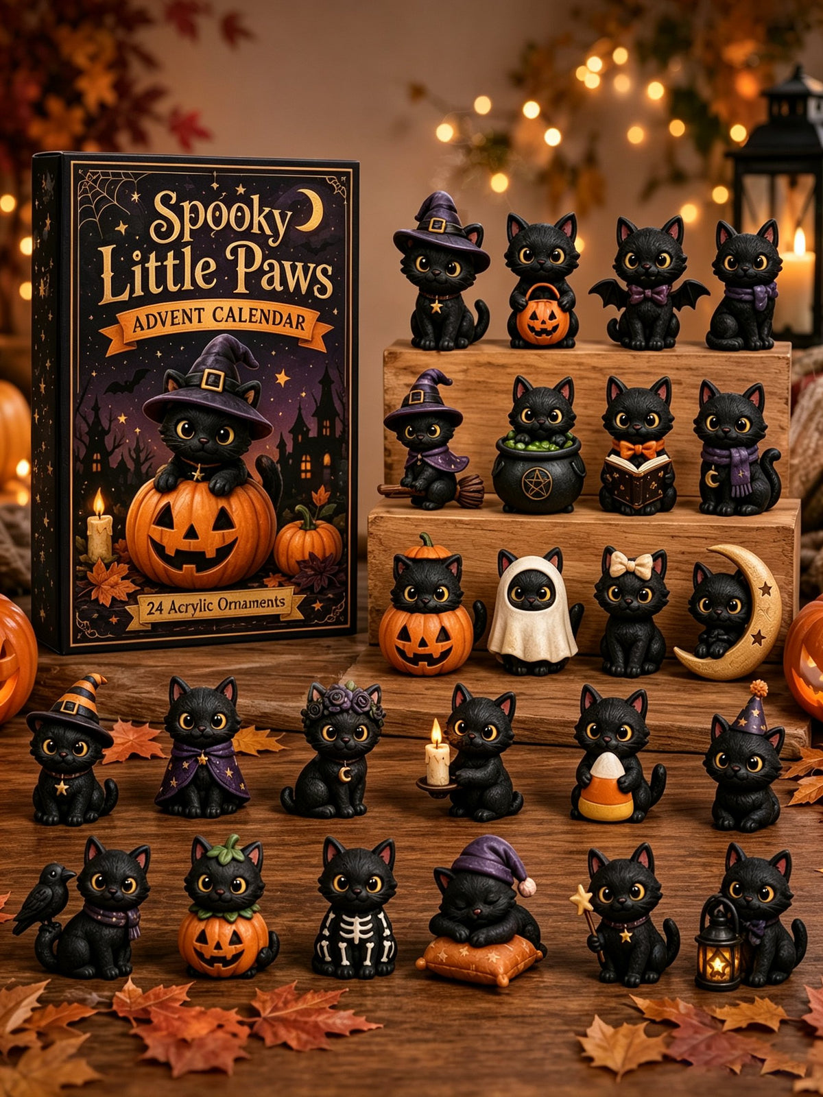 Black Cat Halloween Advent Calendar 2026 Blind Box
