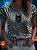 Women's Fun Cat-Print Tank Top