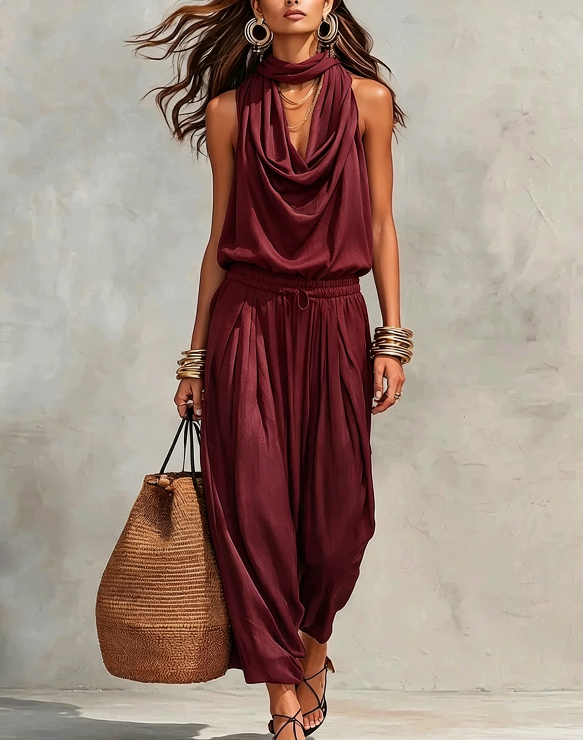🔥Hot Sale 49% OFF 🎁Nomadic Draped Pants Set