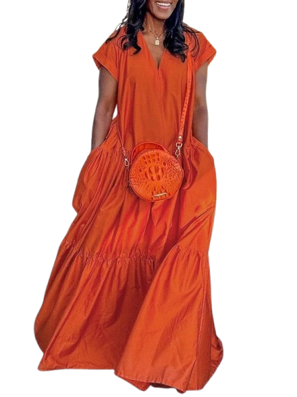 Hot sale ✨HFlowy Pocket Maxi Dress