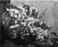 Spring Flowers by Gustave Courbet - Realist canvas print
