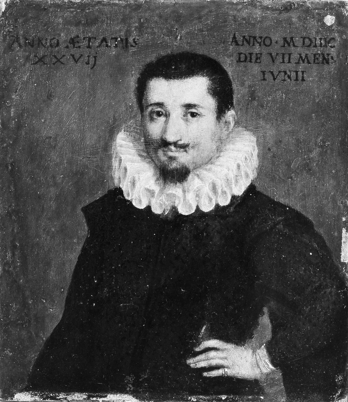Portrait of a Man by North Italian Painter - Classic Art canvas print