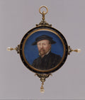 Portrait of a Man, Said to Be Arnold Franz by Hans Holbein the Younger - Classic Art canvas print