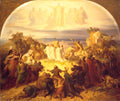 Crusaders before Jerusalem by Wilhelm von Kaulbach - Oil Painting canvas print