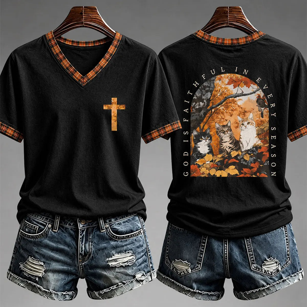 Women's God Is Faithful In Every Season T-shirt
