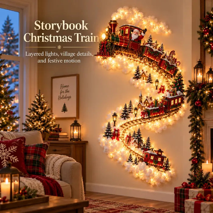 💯 Last day 49% OFF - 🎄✨ Christmas Magic Trail Wall Light - A Little Christmas Magic, Right on Your Wall