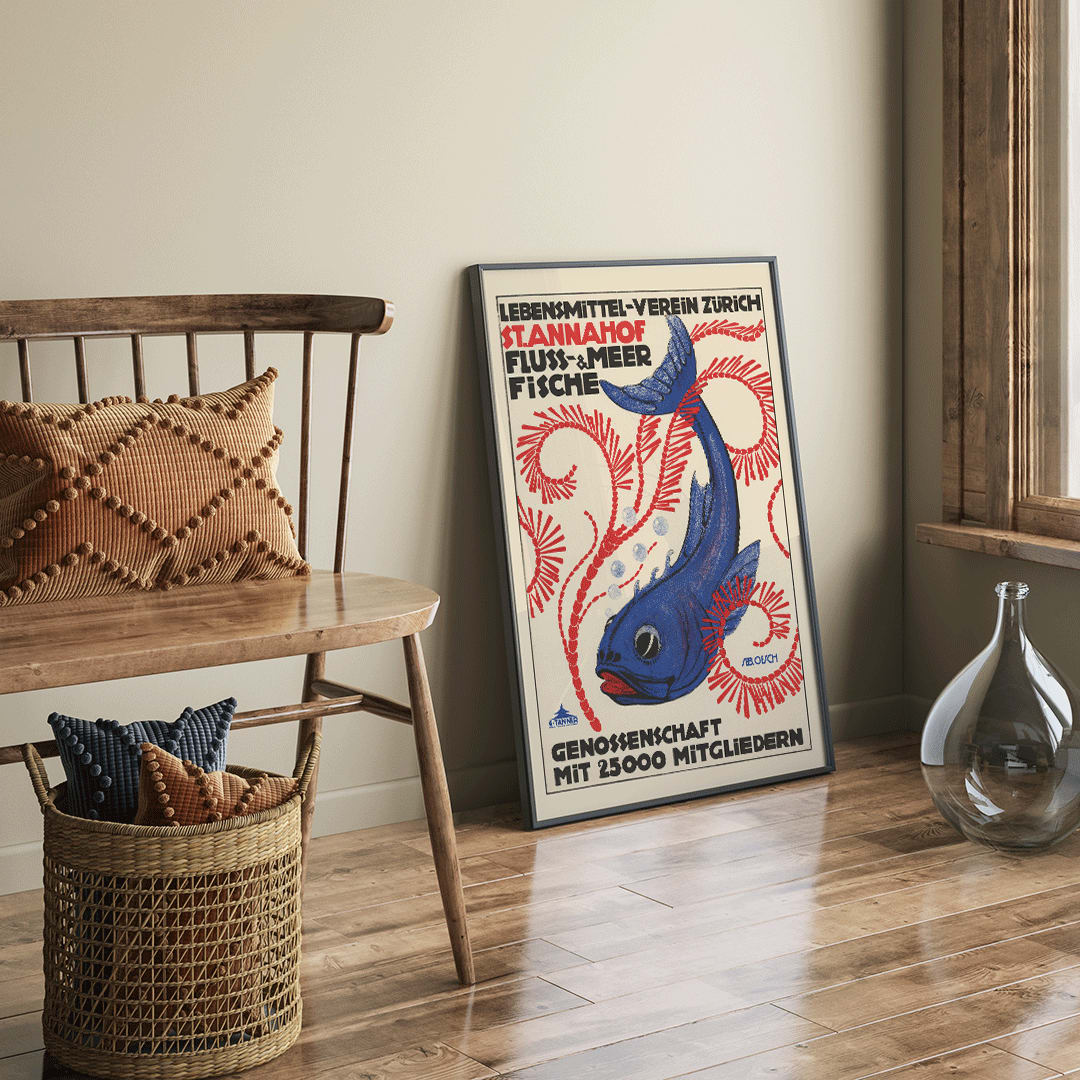 Association alimentaire de Zurich Poster by Moryarty - Oil Painting canvas print