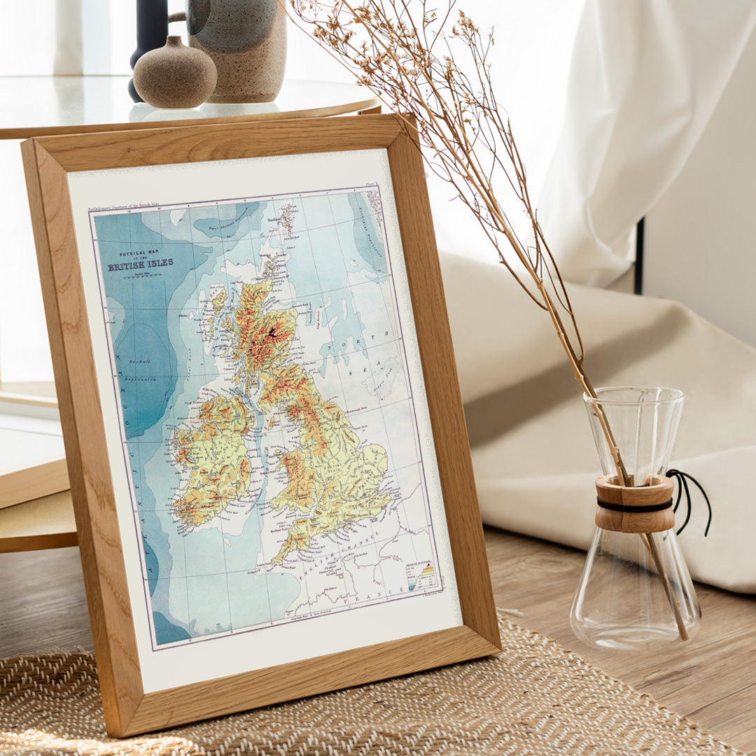 Gazetteer des les britanniques Poster by Moryarty - Oil Painting canvas print