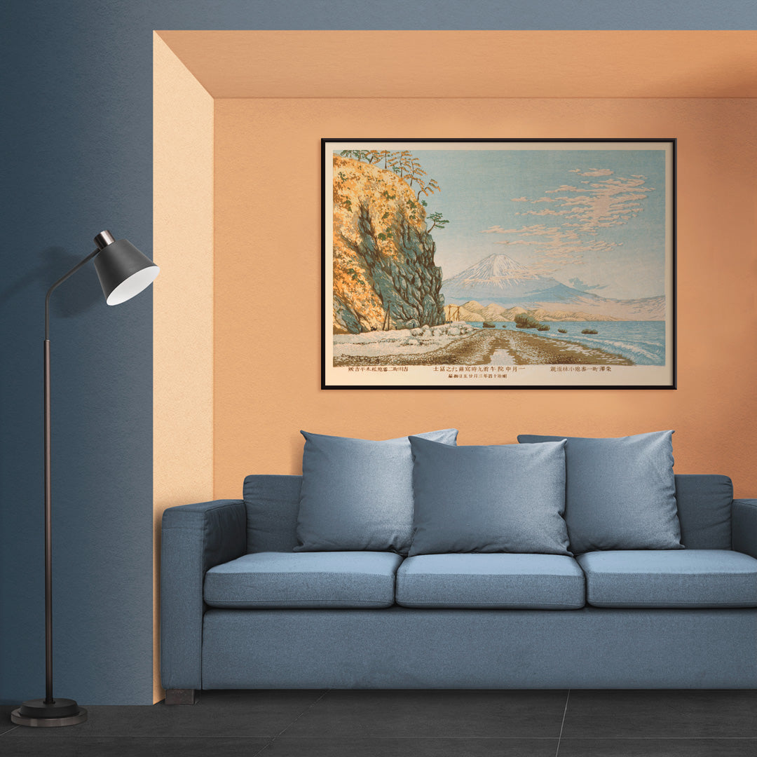 Mont Fuji de Satta Poster by Moryarty - Oil Painting canvas print