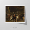 The Night Watch  Rembrandt  Art Print by Without A Frame - Oil Painting canvas print