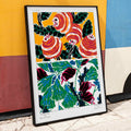 Motifs floraux vintage Poster by Moryarty - Oil Painting canvas print