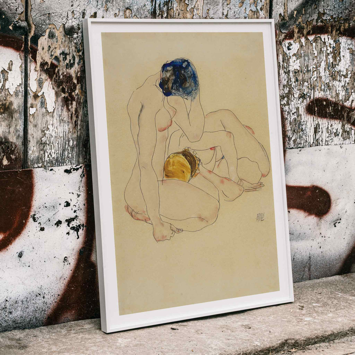Deux amis Poster by Moryarty - Oil Painting canvas print
