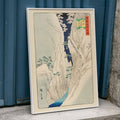 La gorge de Kiso sous la neige Poster by Moryarty - Oil Painting canvas print