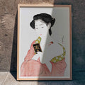 Femme se poudrant Poster by Moryarty - Oil Painting canvas print