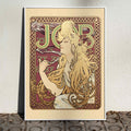 Job par Alphonse Mucha Poster by Moryarty - Oil Painting canvas print
