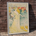 Bicyclette Clment Poster by Moryarty - Oil Painting canvas print