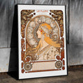Zodiaque ou La Plume Poster by Moryarty - Oil Painting canvas print