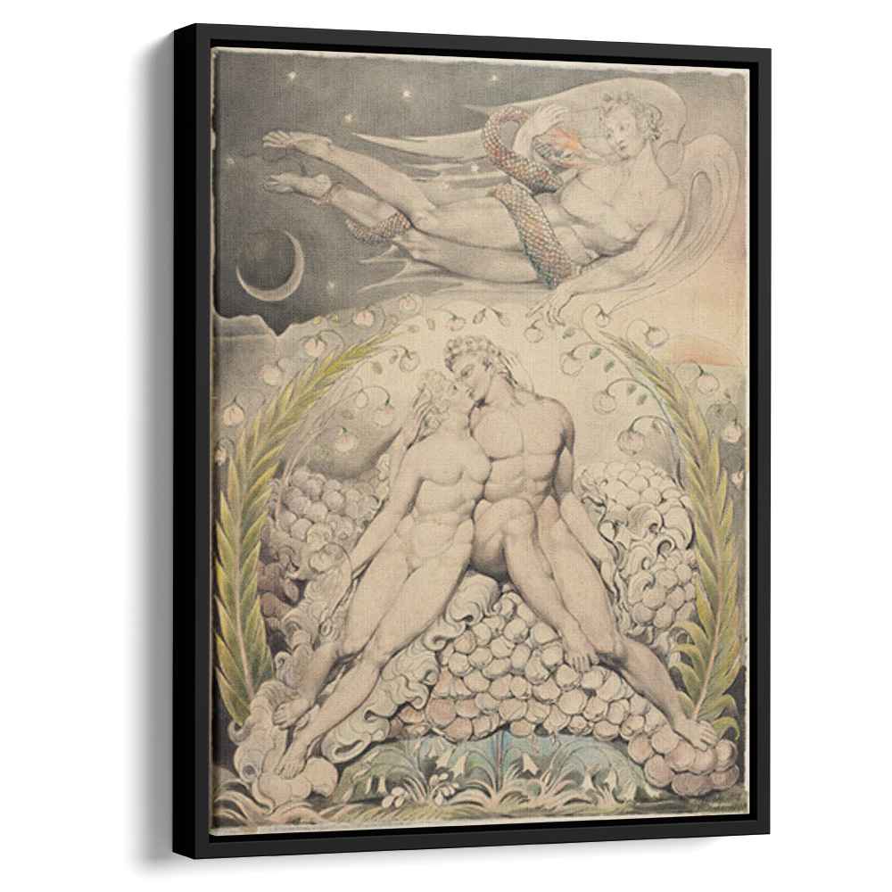 Illustration to Milton's Lost Paradise 1808 by William Blake by William Blake - Oil Painting canvas print