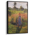 The Gardener, Afternoon Sun, Eragny by Camille Pissarro by Camille Pissarro - Impressionist canvas print