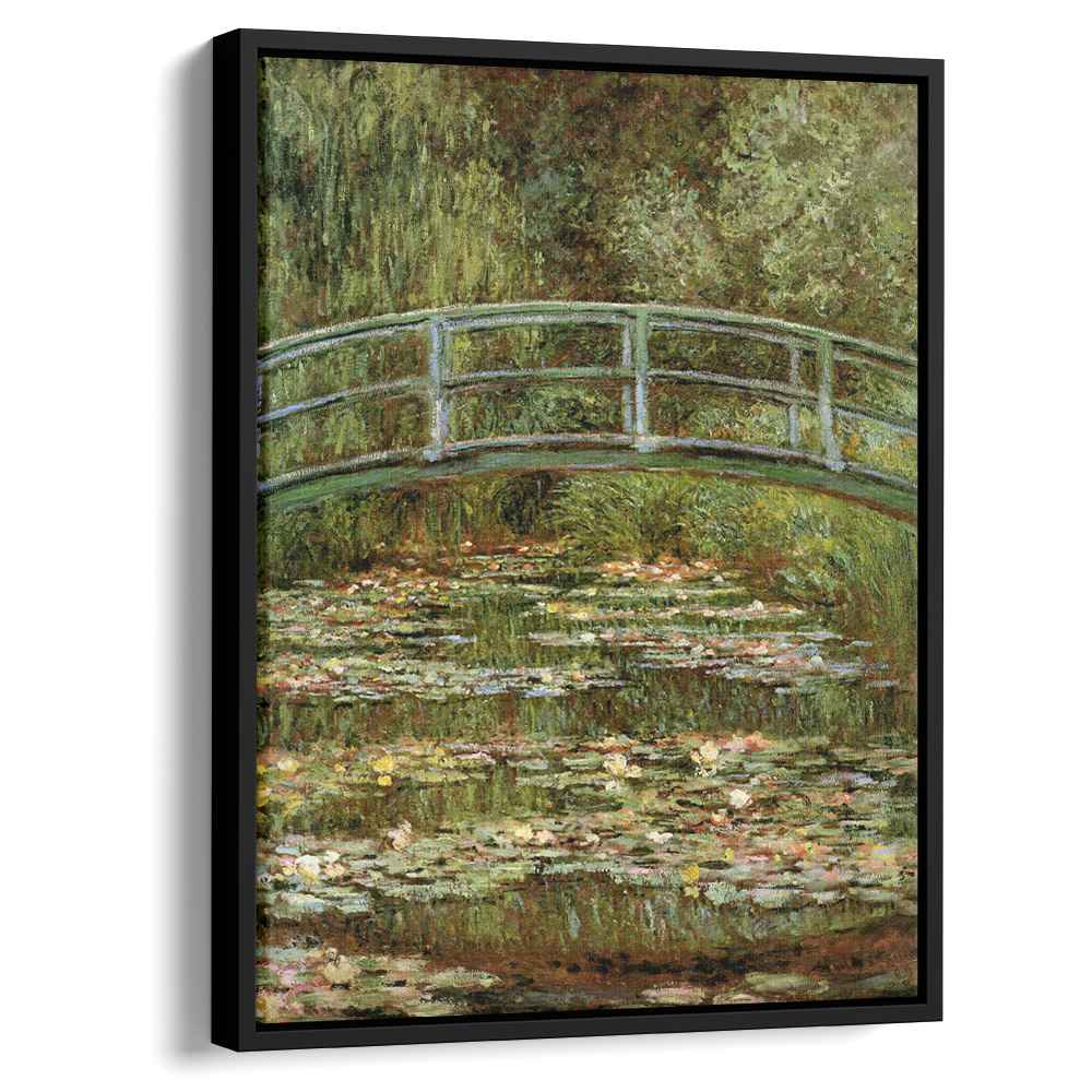The Japanese Bridge 1899 by Claude Monet by Claude Monet - Impressionist canvas print