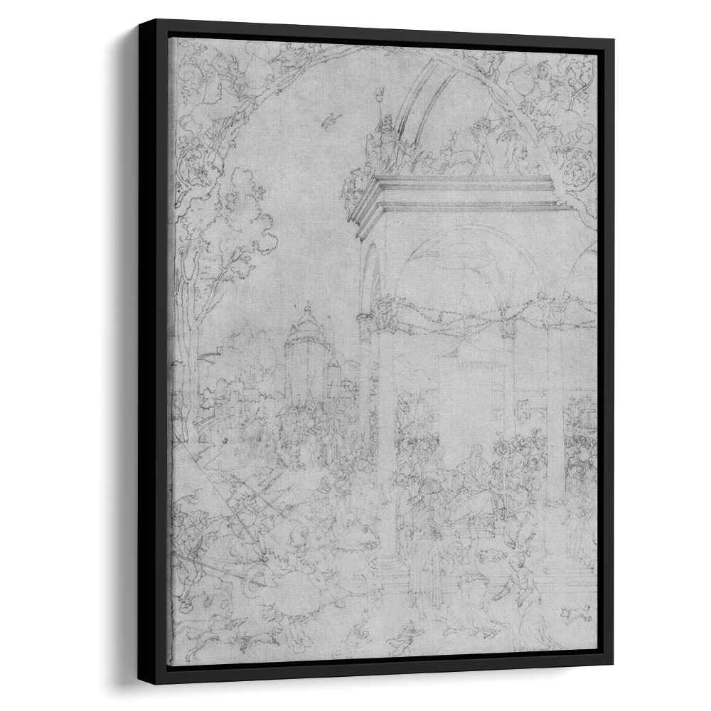 The justice of Trajan by Albrecht Durer by Albrecht Durer - Renaissance canvas print