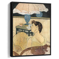 The Lamp 1891 by Mary Cassatt by Mary Cassatt - Impressionist canvas print