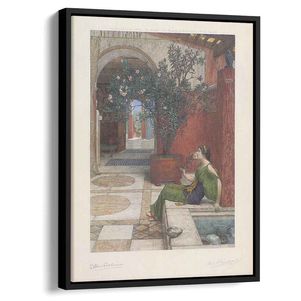 The Oleander by Sir Lawrence Alma-Tadema by Sir Lawrence Alma-Tadema - Academic canvas print