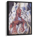 The Red Tower 1911 by Robert Delaunay by Robert Delaunay - Oil Painting canvas print