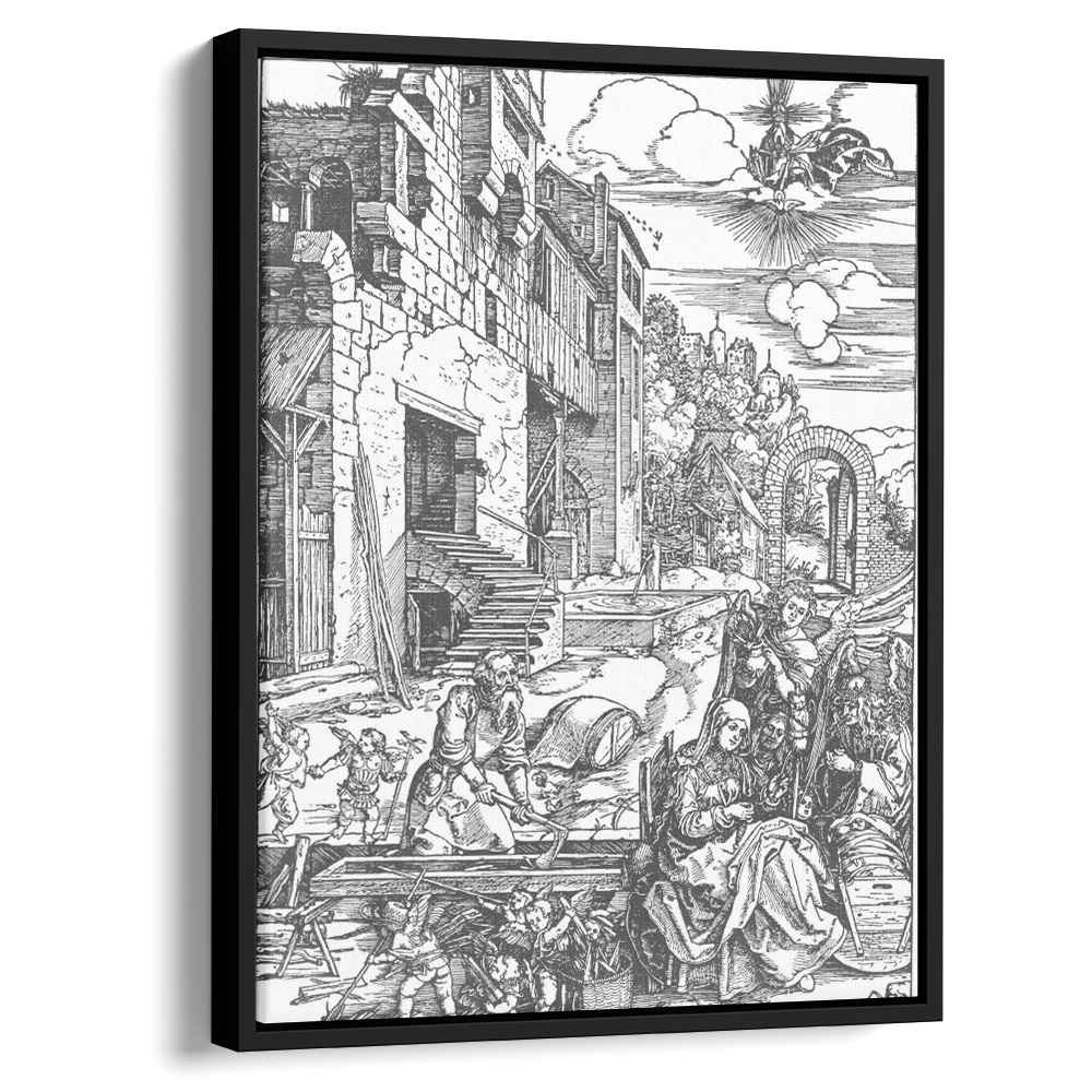 The Rest during the flight to Egypt 1505 by Albrecht Durer by Albrecht Durer - Renaissance canvas print