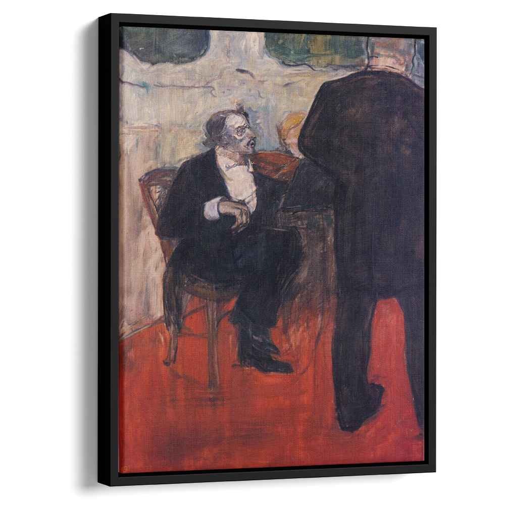 The Violinist Dancia 1900 by Henri de Toulouse-Lautrec by Henri de Toulouse-Lautrec - Post-Impressionist canvas print