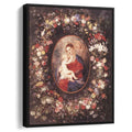 The Virgin and Child in a Garland of Flowers 1621 by Peter Paul Rubens by Peter Paul Rubens - Baroque canvas print