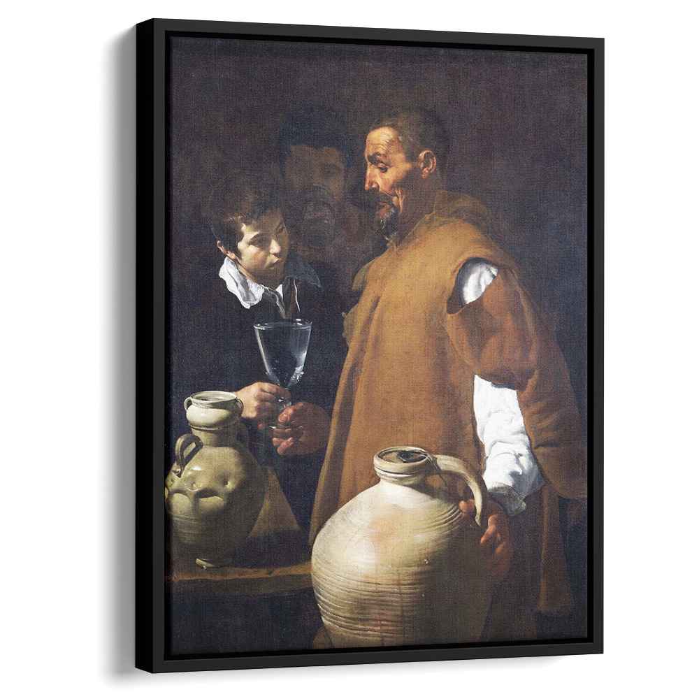 The Waterseller of Seville 1623 by Diego Velazquez by Diego Velazquez - Baroque canvas print