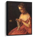 The Young Bride 1875 by Mary Cassatt by Mary Cassatt - Impressionist canvas print