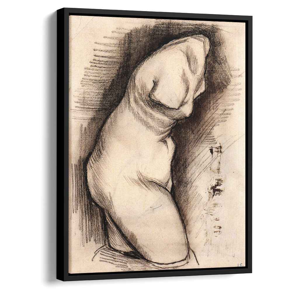 Torso of Venus 1887 by Vincent van Gogh by Vincent van Gogh - Post-Impressionist canvas print