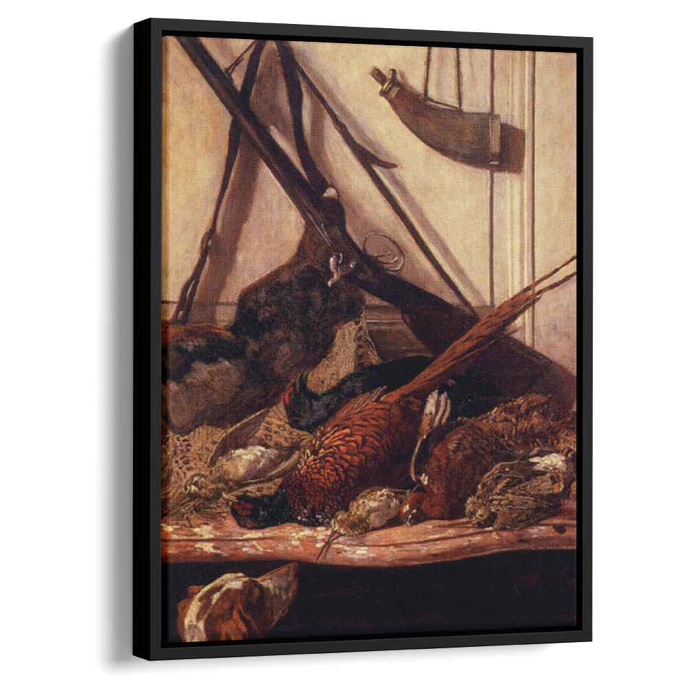 Trophies of the Hunt 1862 by Claude Monet by Claude Monet - Impressionist canvas print