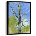 Trunk of burgeoning oak 1882 by Isaac Levitan by Isaac Levitan - Russian Realist canvas print
