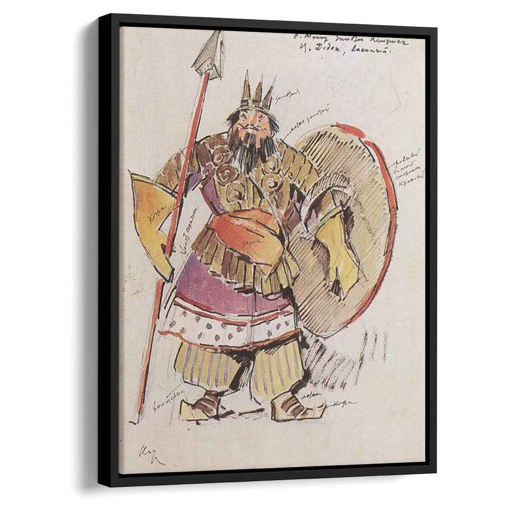 Tsar Dadon military 1909 by Konstantin Korovin by Konstantin Korovin - Impressionist canvas print