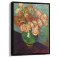 Vase of Chrysanthemums 1883 by Claude Monet by Claude Monet - Impressionist canvas print