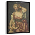 Venus and Amor 1525 by Hans Holbein the Younger by Hans Holbein the Younger - Oil Painting canvas print