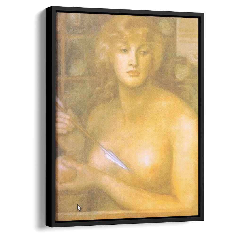 Venus Verticordia by Dante Gabriel Rossetti by Dante Gabriel Rossetti - Pre-Raphaelite canvas print