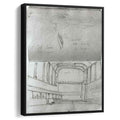 View of the interior of the tennis court 1791 by Jacques-Louis David by Jacques-Louis David - Oil Painting canvas print